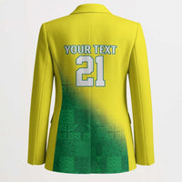 Nigeria Cricket Custom Blazer Najeriya Angry Eagle Flag Motif - Wonder Print Shop