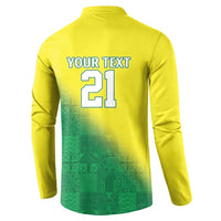 Nigeria Cricket Custom Button Sweatshirt Najeriya Angry Eagle Flag Motif - Wonder Print Shop