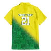 Nigeria Cricket Custom Family Matching Mermaid Dress and Hawaiian Shirt Najeriya Angry Eagle Flag Motif - Wonder Print Shop