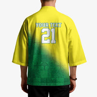 Nigeria Cricket Custom Kimono Najeriya Angry Eagle Flag Motif - Wonder Print Shop