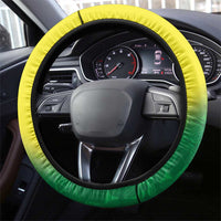 Nigeria Cricket Steering Wheel Cover Najeriya Angry Eagle Flag Motif - Wonder Print Shop