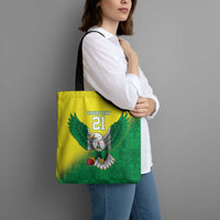 Nigeria Cricket Custom Tote Bag Najeriya Angry Eagle Flag Motif - Wonder Print Shop