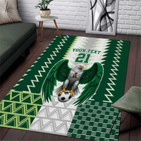 Nigeria Football Custom Area Rug Classic 20-21 Home Jersey - Wonder Print Shop