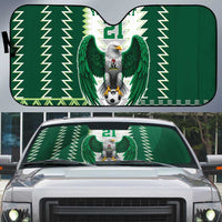 Nigeria Football Custom Auto Sun Shade Classic 20-21 Home Jersey - Wonder Print Shop