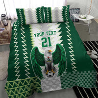 Nigeria Football Custom Bedding Set Classic 20-21 Home Jersey - Wonder Print Shop