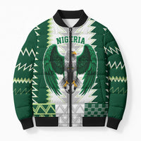 Nigeria Football Custom Bomber Puffer Jacket Classic 20-21 Home Jersey - Wonder Print Shop