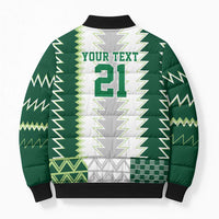 Nigeria Football Custom Bomber Puffer Jacket Classic 20-21 Home Jersey - Wonder Print Shop