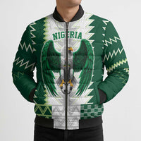 Nigeria Football Custom Bomber Puffer Jacket Classic 20-21 Home Jersey - Wonder Print Shop