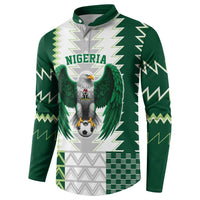Nigeria Football Custom Button Sweatshirt Classic 20-21 Home Jersey - Wonder Print Shop