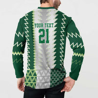 Nigeria Football Custom Button Sweatshirt Classic 20-21 Home Jersey - Wonder Print Shop