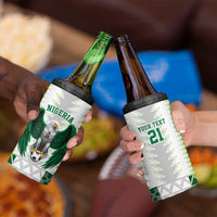 Nigeria Football Custom 4 in 1 Can Cooler Tumbler Classic 20-21 Home Jersey - Wonder Print Shop
