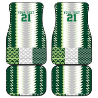 Nigeria Football Custom Car Mats Classic 20-21 Home Jersey - Wonder Print Shop