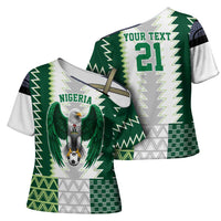 Nigeria Football Custom Cross Shoulder Shirt Classic 20-21 Home Jersey - Wonder Print Shop