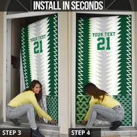 Nigeria Football Custom Door Cover Classic 20-21 Home Jersey - Wonder Print Shop