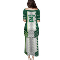 Nigeria Football Custom Family Matching Puletasi and Hawaiian Shirt Classic 20-21 Home Jersey - Wonder Print Shop