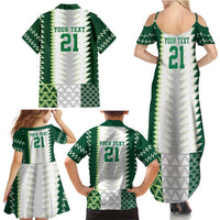 Nigeria Football Custom Family Matching Summer Maxi Dress and Hawaiian Shirt Classic 20-21 Home Jersey - Wonder Print Shop