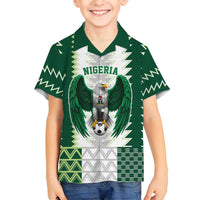 Nigeria Football Custom Family Matching Summer Maxi Dress and Hawaiian Shirt Classic 20-21 Home Jersey - Wonder Print Shop