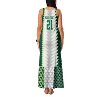 Nigeria Football Custom Family Matching Tank Maxi Dress and Hawaiian Shirt Classic 20-21 Home Jersey - Wonder Print Shop