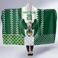 Nigeria Football Custom Hooded Blanket Classic 20-21 Home Jersey - Wonder Print Shop