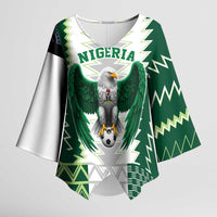Nigeria Football Custom Kimono Sleeve Blouse Classic 20-21 Home Jersey - Wonder Print Shop