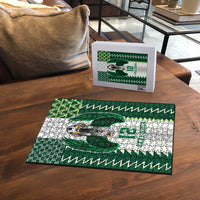 Nigeria Football Custom Puzzle Classic 20-21 Home Jersey - Wonder Print Shop