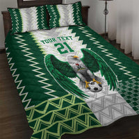 Nigeria Football Custom Quilt Bed Set Classic 20-21 Home Jersey - Wonder Print Shop