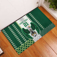 Nigeria Football Custom Rubber Doormat Classic 20-21 Home Jersey - Wonder Print Shop