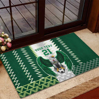 Nigeria Football Custom Rubber Doormat Classic 20-21 Home Jersey - Wonder Print Shop