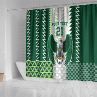 Nigeria Football Custom Shower Curtain Classic 20-21 Home Jersey - Wonder Print Shop