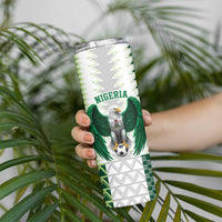 Nigeria Football Custom Skinny Tumbler Classic 20-21 Home Jersey - Wonder Print Shop