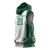 Nigeria Football Custom Sleeveless Hoodie Classic 20-21 Home Jersey - Wonder Print Shop