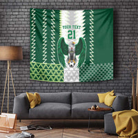 Nigeria Football Custom Tapestry Classic 20-21 Home Jersey - Wonder Print Shop