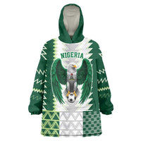 Nigeria Football Custom Wearable Blanket Hoodie Classic 20-21 Home Jersey - Wonder Print Shop