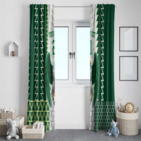 Nigeria Football Custom Window Curtain Classic 20-21 Home Jersey - Wonder Print Shop