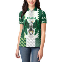Nigeria Football Custom Women Polo Shirt Classic 20-21 Home Jersey - Wonder Print Shop