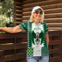 Nigeria Football Custom Women Polo Shirt Classic 20-21 Home Jersey - Wonder Print Shop