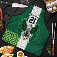 Nigeria Football Custom Apron Retro Nigeria 20-21 Eagle Flag Motif - Wonder Print Shop