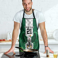 Nigeria Football Custom Apron Retro Nigeria 20-21 Eagle Flag Motif - Wonder Print Shop