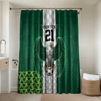 Nigeria Football Custom Bathroom Set Retro Nigeria 20-21 Eagle Flag Motif - Wonder Print Shop