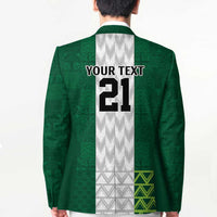 Nigeria Football Custom Blazer Retro Nigeria 20-21 Eagle Flag Motif - Wonder Print Shop