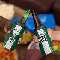 Nigeria Football Custom 4 in 1 Can Cooler Tumbler Retro Nigeria 20-21 Eagle Flag Motif - Wonder Print Shop