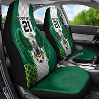 Nigeria Football Custom Car Seat Cover Retro Nigeria 20-21 Eagle Flag Motif - Wonder Print Shop