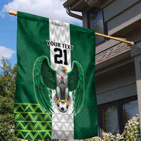 Nigeria Football Custom Garden Flag Retro Nigeria 20-21 Eagle Flag Motif - Wonder Print Shop