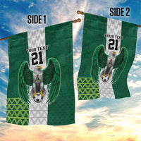 Nigeria Football Custom Garden Flag Retro Nigeria 20-21 Eagle Flag Motif - Wonder Print Shop