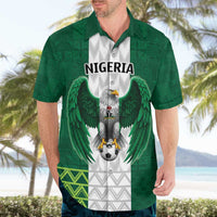 Nigeria Football Custom Hawaiian Shirt Retro Nigeria 20-21 Eagle Flag Motif - Wonder Print Shop
