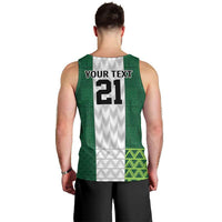 Nigeria Football Custom Men Tank Top Retro Nigeria 20-21 Eagle Flag Motif - Wonder Print Shop