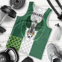 Nigeria Football Custom Men Tank Top Retro Nigeria 20-21 Eagle Flag Motif - Wonder Print Shop