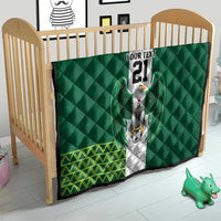 Nigeria Football Custom Quilt Retro Nigeria 20-21 Eagle Flag Motif - Wonder Print Shop