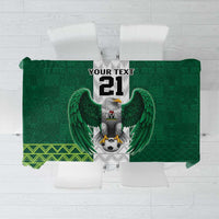 Nigeria Football Custom Tablecloth Retro Nigeria 20-21 Eagle Flag Motif - Wonder Print Shop