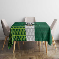 Nigeria Football Custom Tablecloth Retro Nigeria 20-21 Eagle Flag Motif - Wonder Print Shop
